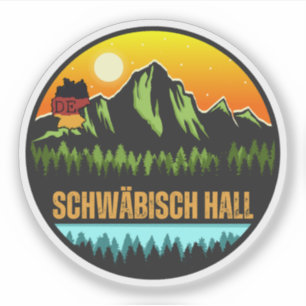 Sticker Schwäbisch Hall, Bade-Wurtemberg Allemagne