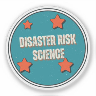 Sticker Science des risques de catastrophe