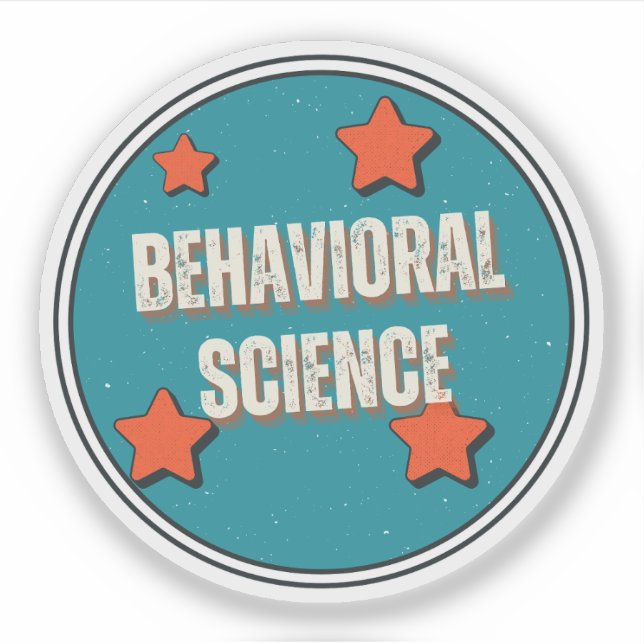 Sticker Science du comportement (Devant)