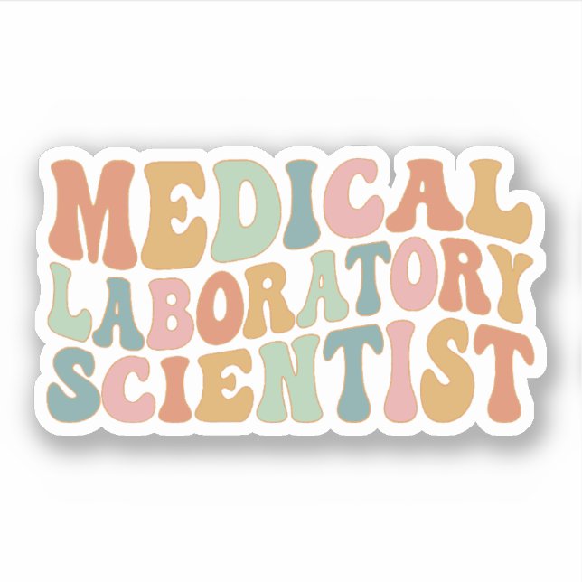 Sticker Scientifique de laboratoire Médicale MLS (Devant)