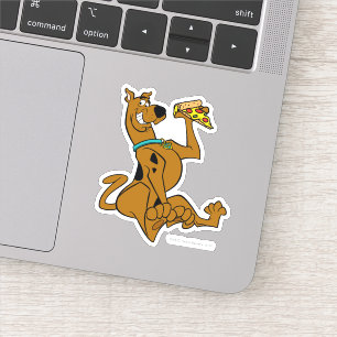 Sticker Scooby-Doo avec la tranche de pizza