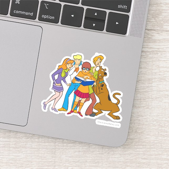 Sticker Scooby-Doo et le livre d'investigation de Gang (Détail)
