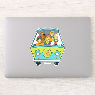 Sticker Scooby-Doo & Gang Mystery Machine
