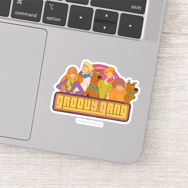 Sticker Scooby-Doo | Graphique de dessin rétro "Gang Super (Détail)