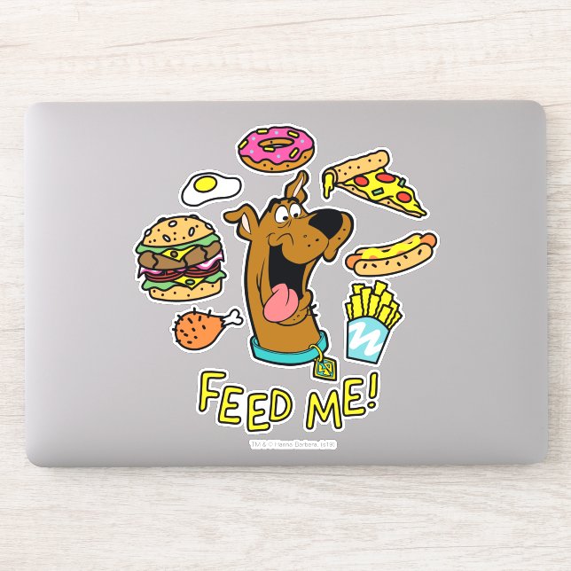 Sticker Scooby-Doo Me Nourrit ! (Ordinateur)