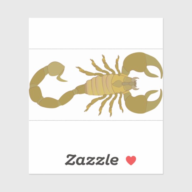 Sticker Scorpion (Feuille)