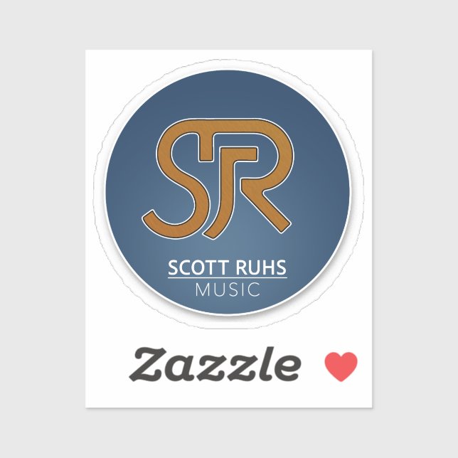Sticker Scott Ruhs Logo (Feuille)