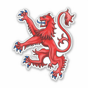 Sticker Scottish Lion Rampant
