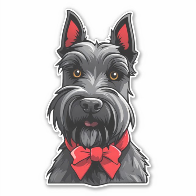 Sticker Scottish Terrier (Devant)