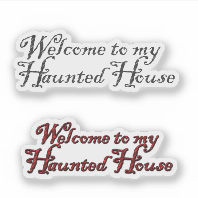 Sticker Scrap Book Haunted House Halloween (Devant)