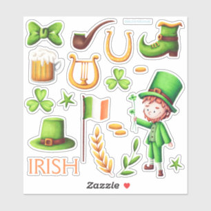Sticker Scrapbooking irlandais et la fabrication de cartes