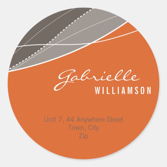 STICKER SEAL :: élégance moderne 8 (Devant)