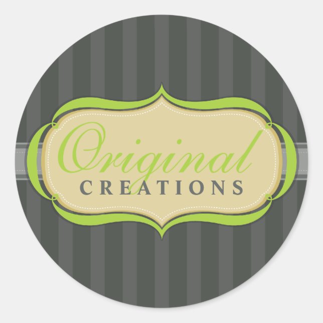 STICKER SEAL :: élégant flamboyant 11 (Devant)