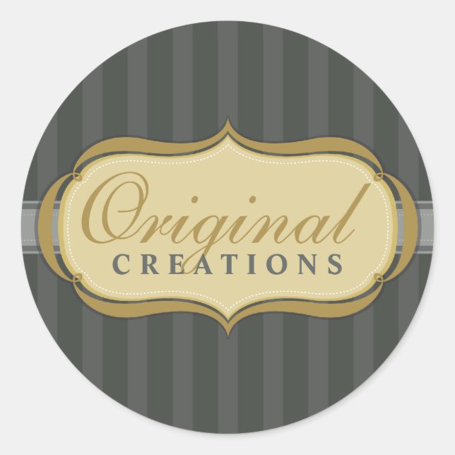 STICKER SEAL :: élégant flamboyant 13 (Devant)