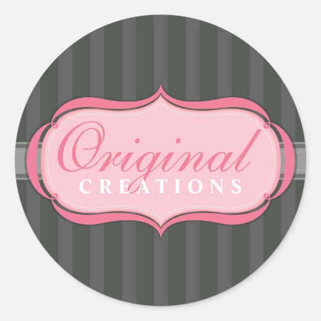 STICKER SEAL :: élégant flamboyant 6 (Devant)