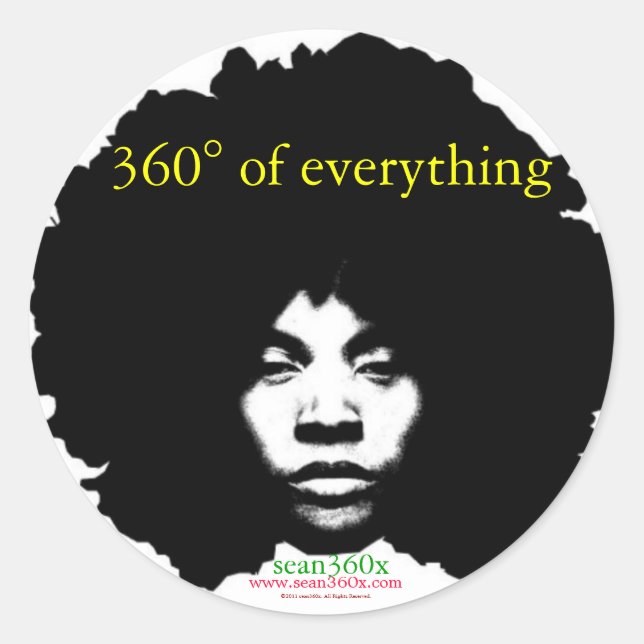 Sticker sean360x 360° (Vorderseite)