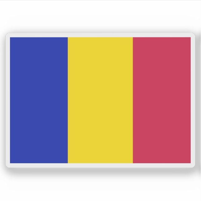 Sticker Second flag of Andorra (1866-1939) (Devant)