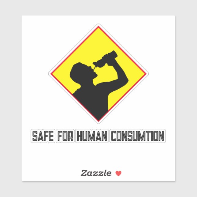 Sticker Sécurité de la consommation humaine (Feuille)