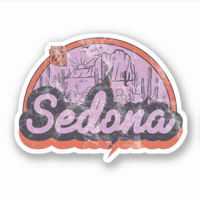 Sticker Sedona, Arizona (Devant)