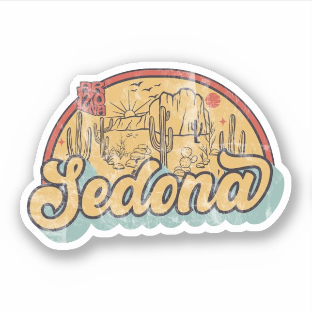 Sticker Sedona, Arizona (Devant)