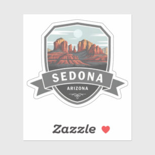 Sticker Sedona Arizona Travel Red Rocks