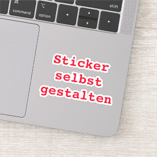 Sticker selbst gestalten
