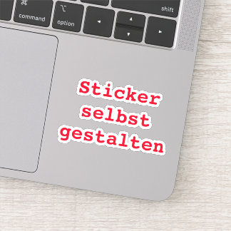 Sticker selbst gestalten