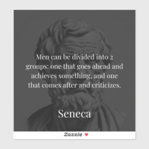 Sticker Seneca's Division : Les Doers et les Critiques