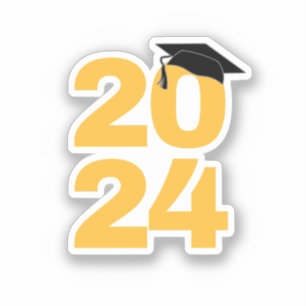Sticker Senior 2024 Class Of 2024 Graduation 2024