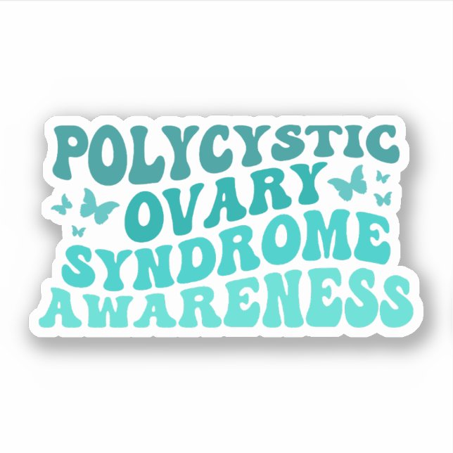 Sticker Sensibilisation au SCSP, lauréats du Syndrome poly (Devant)