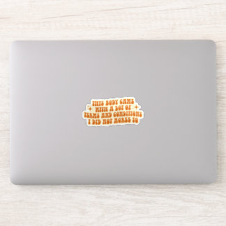 Sticker Sensibilisation aux maladies chroniques et aux han