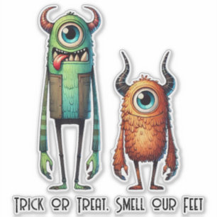 Sticker Sentez Nos Pieds Monster Buddies Coupe Vinyl Stick
