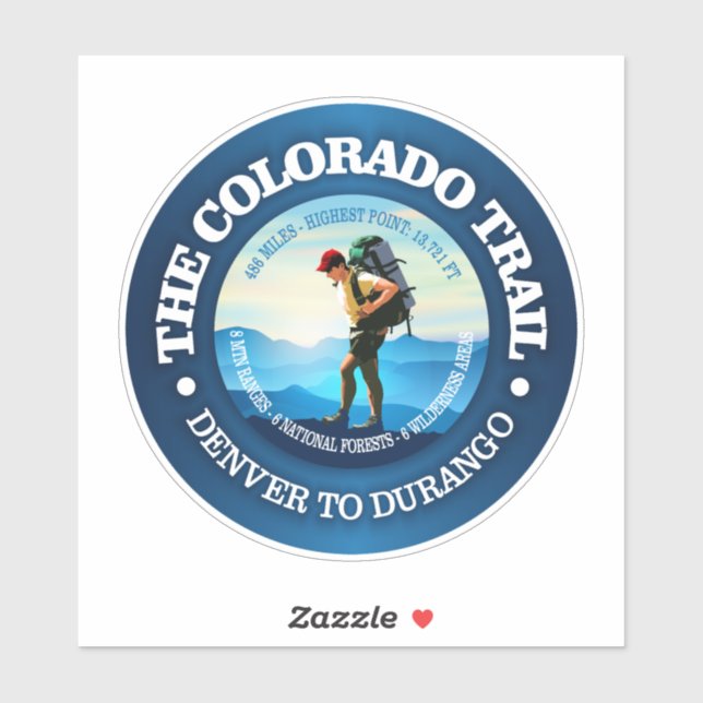 Sticker Sentier du Colorado (C) (Feuille)