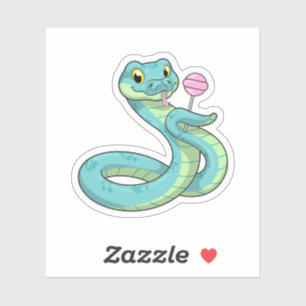 Sticker Serpent avec Lollipop