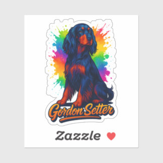 Sticker Setter Gordon vibrant Pop Art