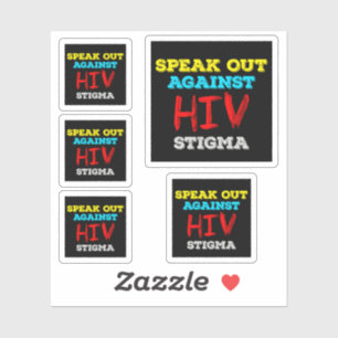 Sticker S'exprimer contre la stigmatisation du VIH - Sensi