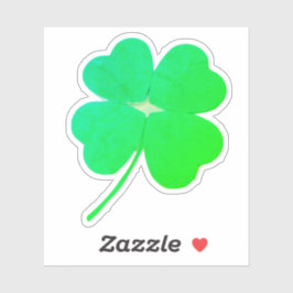 Sticker Shamrock Green Irish St. Patricks Day 4Sean