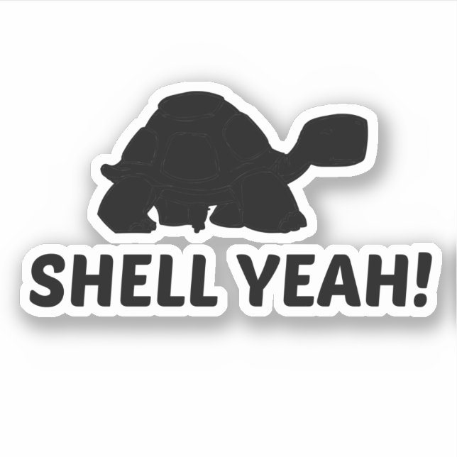 STICKER SHELL YEAH (Devant)