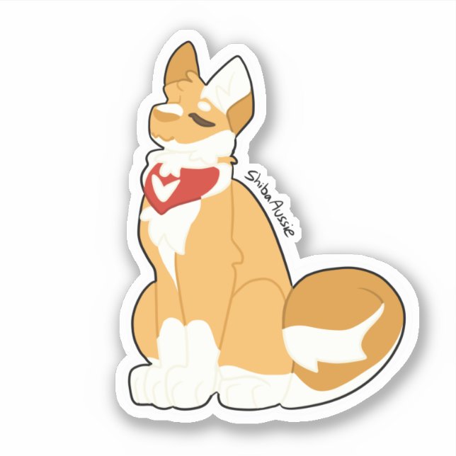 Sticker Shiba Inu (Devant)