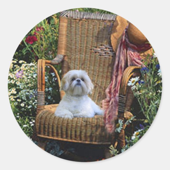 Sticker Shih Tzu Garden (Devant)