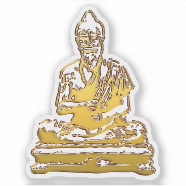 Sticker Shivago Komarpaj Bouddha du massage thaï (Devant)