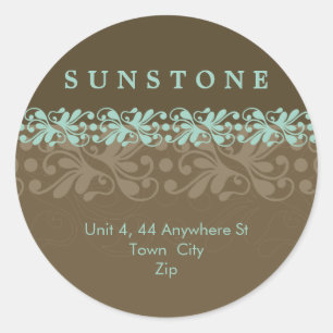 STICKER SIEGEL: gemusterter Sonnenstein 6