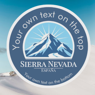 Sticker Sierra Nevada Espagne souvenir