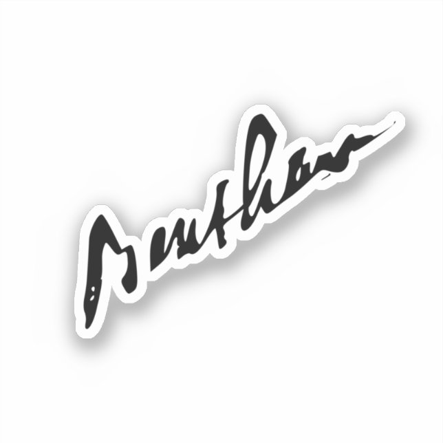 Sticker Signalisation Jeremy Bentham (Recto)