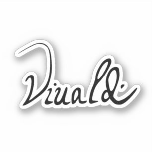 Sticker Signature Antonio Vivaldi