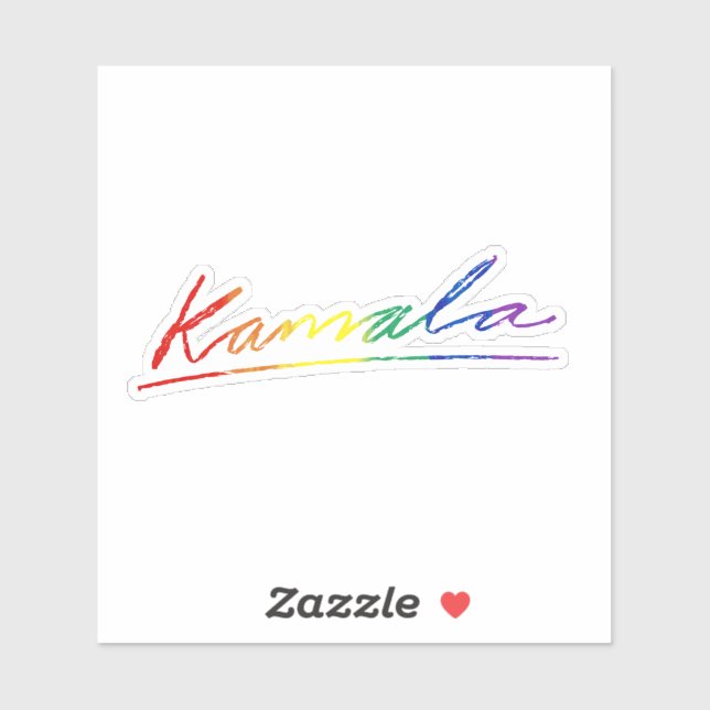 Sticker Signature de la Fierté de Kamala (Feuille)
