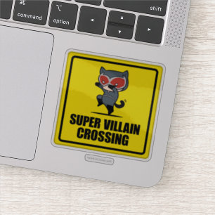 Sticker Signe de passage de Chibi Catwoman Super Villain
