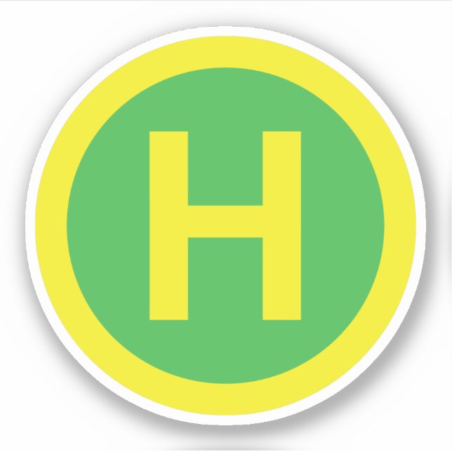 Sticker SIGNE Helipad (Devant)