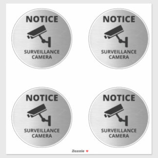 Sticker Signes de surveillance vidéo, avertissement