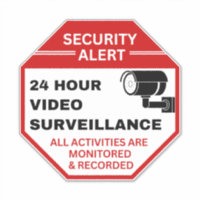 Signes de surveillance vidéo, Sécurité CCTV des en